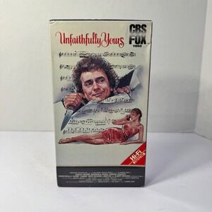 Unfaithfully Yours VHS 1984 Dudley Moore Nastassja Kinski CBS Fox Video PG VTG